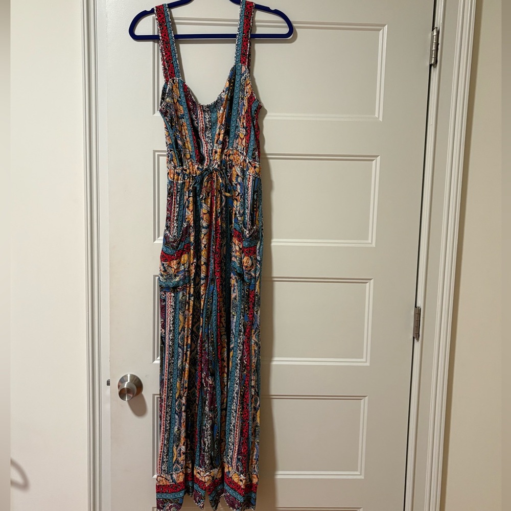 Anthropologie Multicolor Patterned Jumpsuit